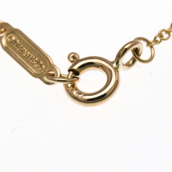 TIFFANY 18k Gold Diamond Heart Necklace